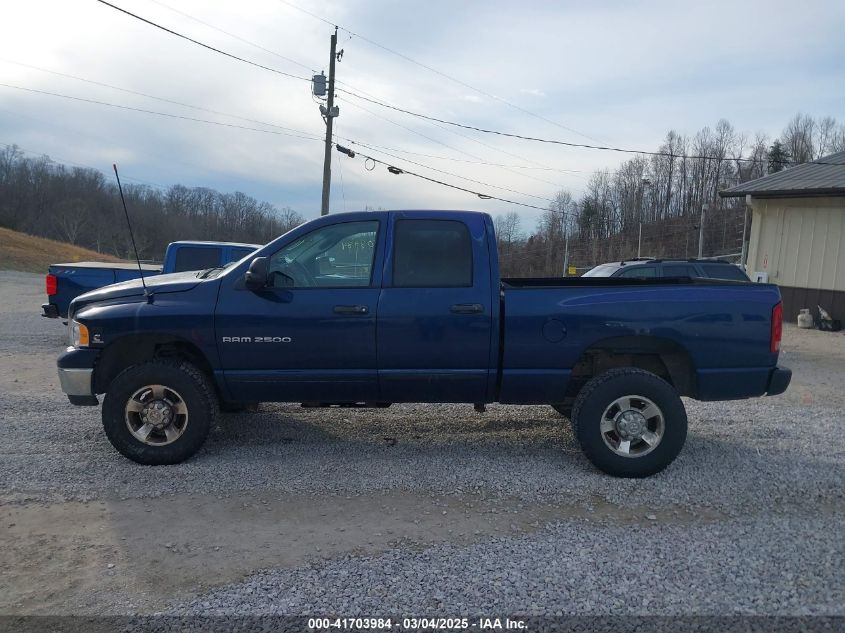 2005 Dodge Ram 2500 Slt/Laramie VIN: 3D7KS28C15G793024 Lot: 41703984