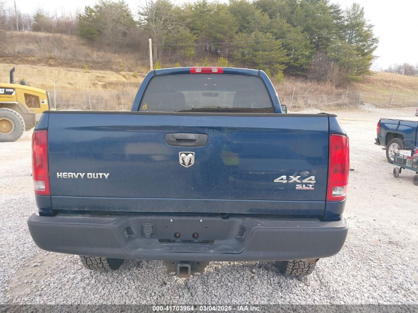 2005 Dodge Ram 2500 Slt/Laramie VIN: 3D7KS28C15G793024 Lot: 41703984