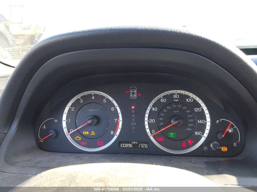 2009 Honda Accord 2.4 Lx-P VIN: 1HGCP264X9A198125 Lot: 41704066