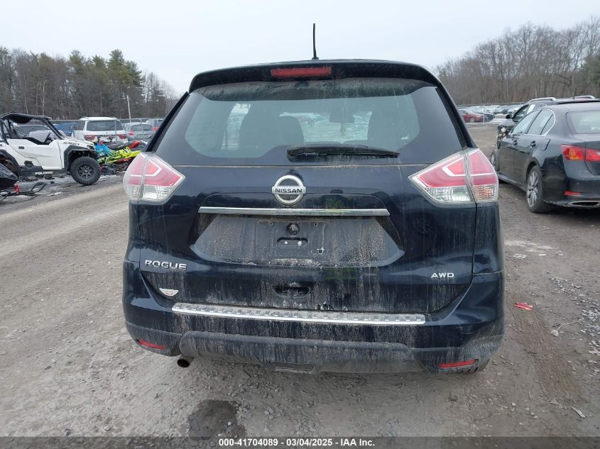 2015 Nissan Rogue S VIN: KNMAT2MV2FP526322 Lot: 41704089