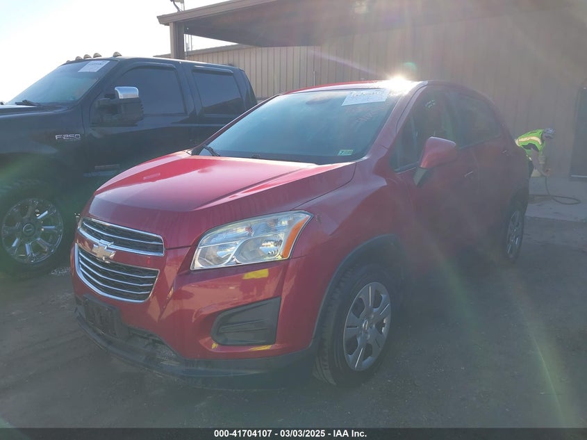 2015 CHEVROLET TRAX VIN: KL7CJKSB4FB262876