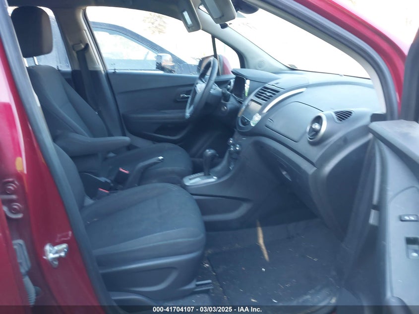 2015 CHEVROLET TRAX VIN: KL7CJKSB4FB262876