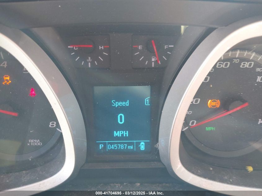 2012 Chevrolet Equinox 1Lt VIN: 2GNALDEK7C1163564 Lot: 41704695