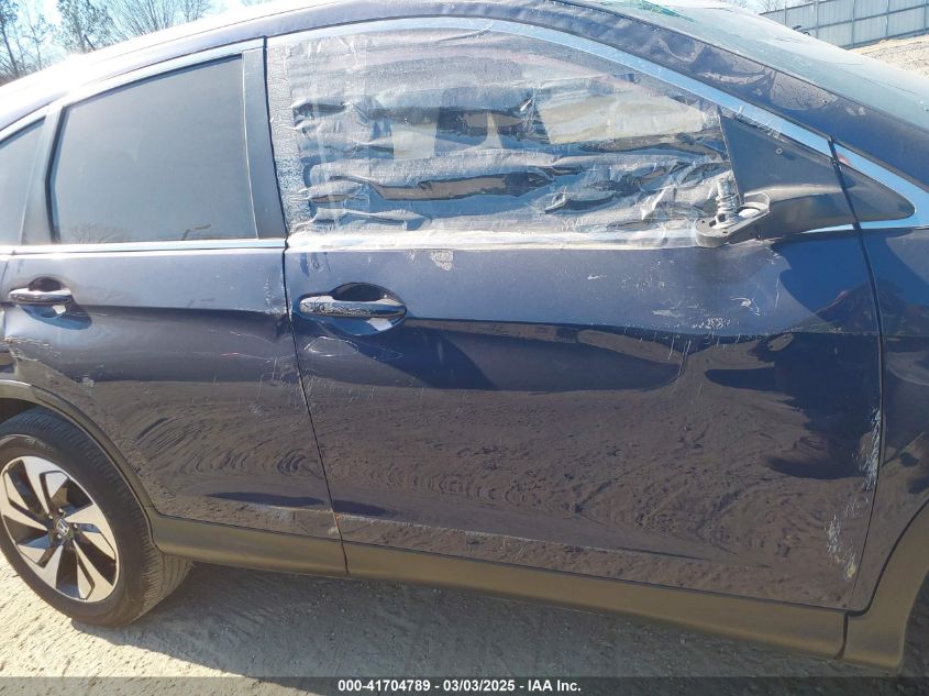 2016 Honda Cr-V Touring VIN: 5J6RM3H92GL024450 Lot: 41704789