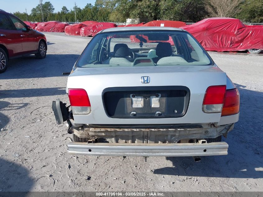 1997 Honda Civic Lx VIN: JHMEJ6671VS041399 Lot: 41705194