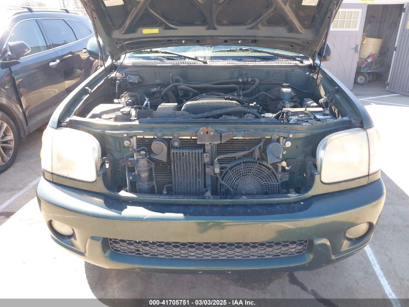 2001 Toyota Sequoia Limited V8 VIN: 5TDBT48A01S048312 Lot: 41705751