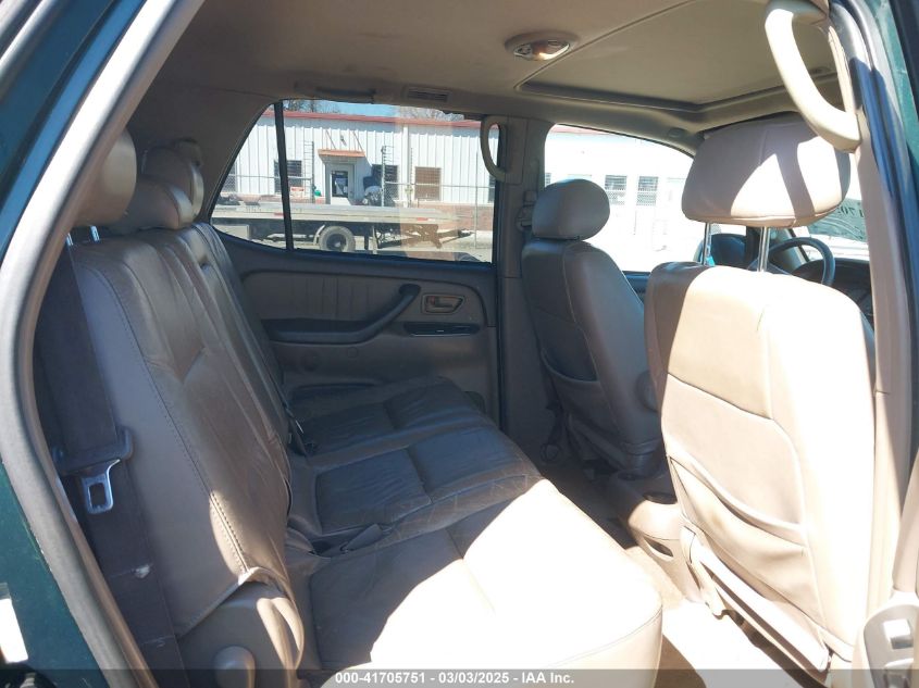 2001 Toyota Sequoia Limited V8 VIN: 5TDBT48A01S048312 Lot: 41705751