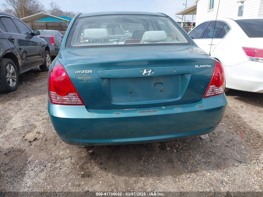 2006 HYUNDAI ELANTRA VIN: KMHDN46D16U237680