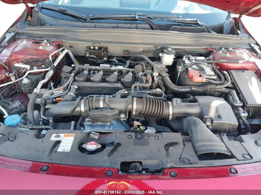 2022 Honda Accord Lx VIN: 1HGCV1F18NA024506 Lot: 41706162