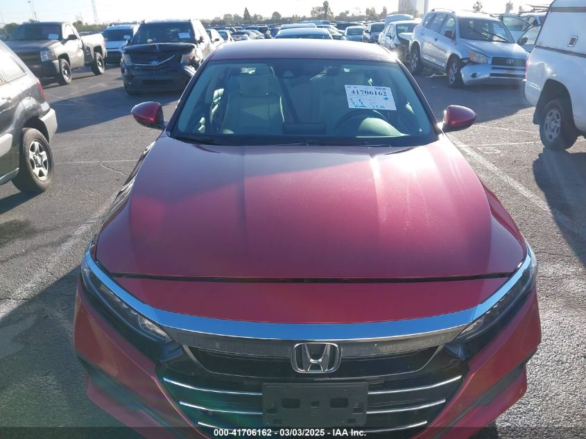 2022 Honda Accord Lx VIN: 1HGCV1F18NA024506 Lot: 41706162