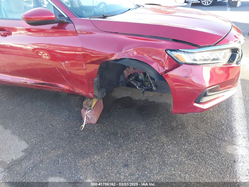 2022 Honda Accord Lx VIN: 1HGCV1F18NA024506 Lot: 41706162