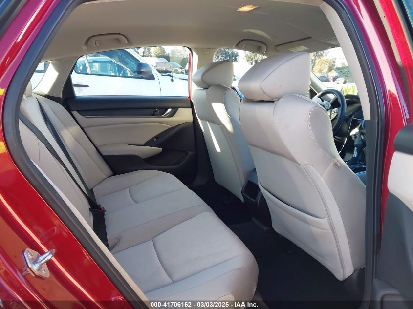 2022 Honda Accord Lx VIN: 1HGCV1F18NA024506 Lot: 41706162