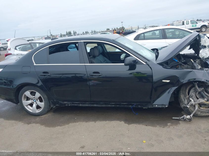 2008 BMW 528I VIN: WBANU53558CT18153 Lot: 41706261