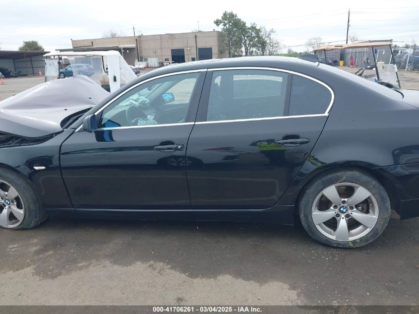 2008 BMW 528I VIN: WBANU53558CT18153 Lot: 41706261