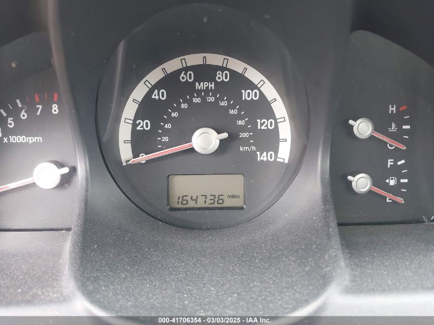 2005 Kia Sportage Ex V6/Lx V6 VIN: KNDJF723757087655 Lot: 41706354