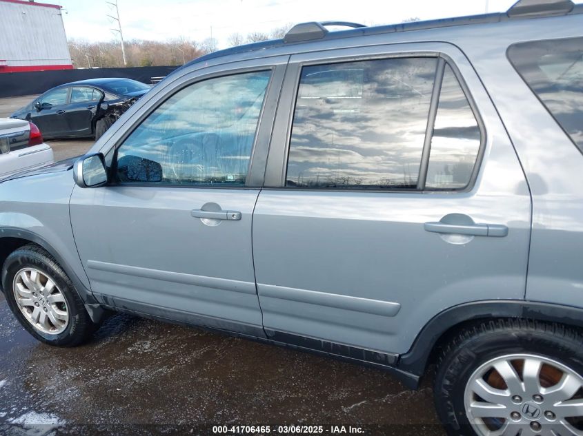 2005 Honda Cr-V Se VIN: SHSRD78905U342153 Lot: 41706465