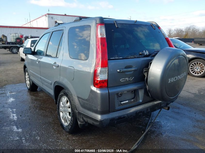 2005 Honda Cr-V Se VIN: SHSRD78905U342153 Lot: 41706465