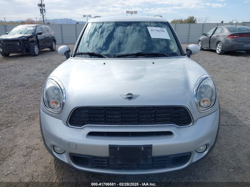 2013 Mini Countryman Cooper S VIN: WMWZC3C58DWP23103 Lot: 41706581