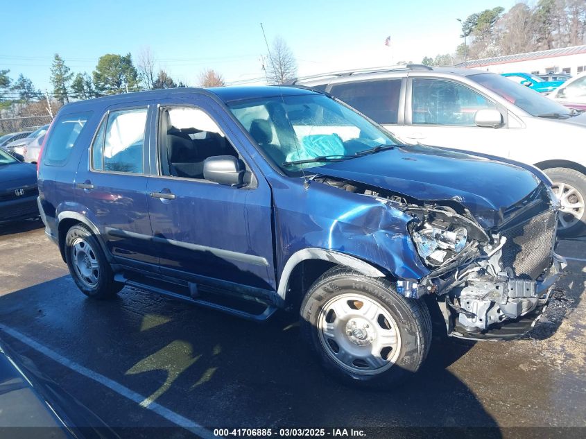 2005 Honda Cr-V Lx VIN: JHLRD68575C014310 Lot: 41706885