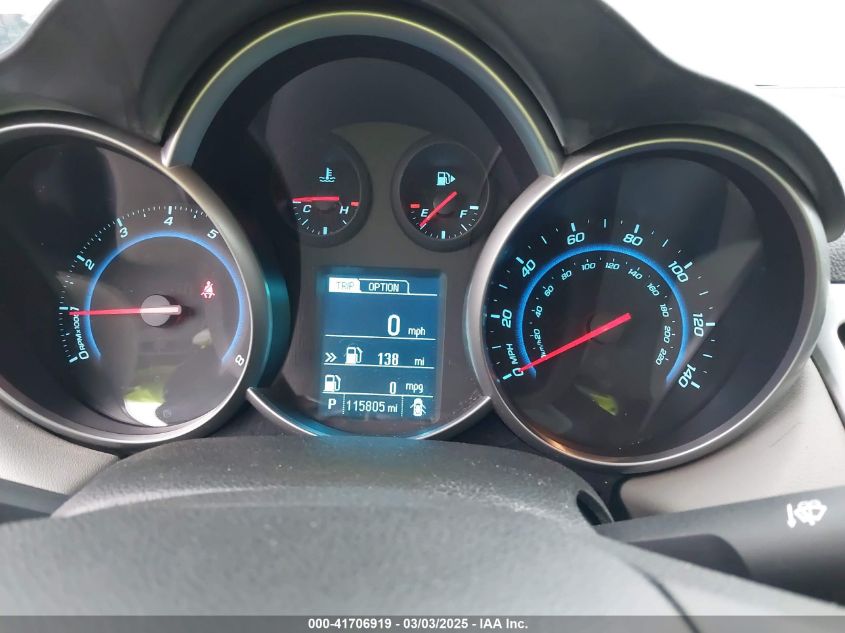 2015 Chevrolet Cruze 1Lt Auto VIN: 1G1PC5SB3F7133071 Lot: 41706919