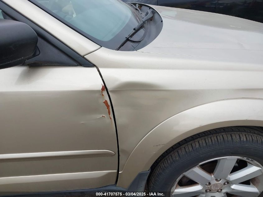 2008 Subaru Outback 2.5I/2.5I L.l. Bean Edition VIN: 4S4BP61C887338678 Lot: 41707575