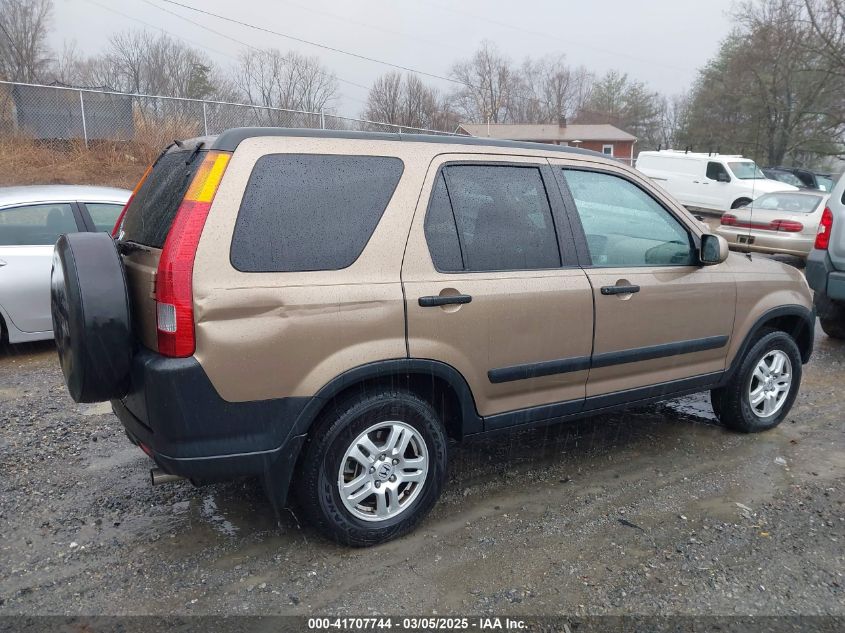 2003 Honda Cr-V Ex VIN: SHSRD78843U126004 Lot: 41707744