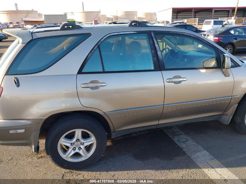 2000 Lexus Rx 300 VIN: JT6HF10U5Y0137576 Lot: 41707805