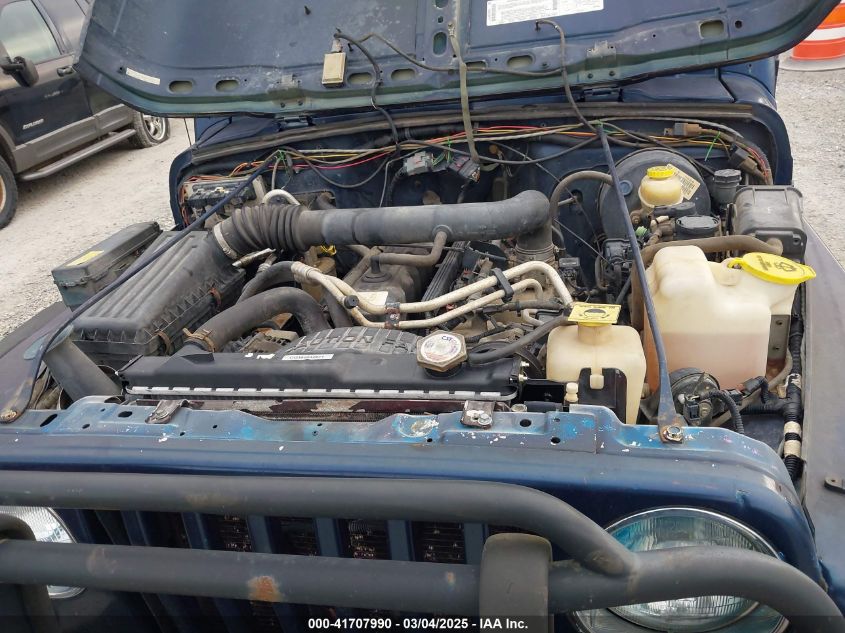 2000 Jeep Wrangler Sport VIN: 1J4FA49SXYP724018 Lot: 41707990