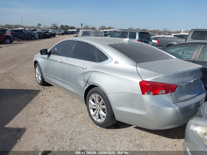 2017 Chevrolet Impala 1Lt silver sedan gasoline 2G1105S37H9118968 photo #4