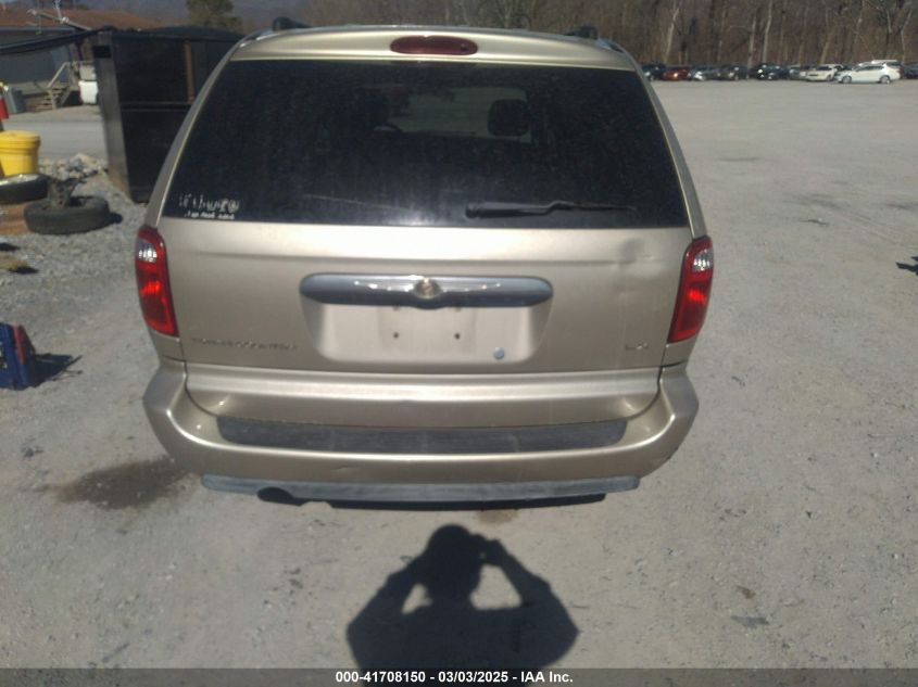 2005 Chrysler Town & Country Lx VIN: 2C4GP44R65R408543 Lot: 41708150