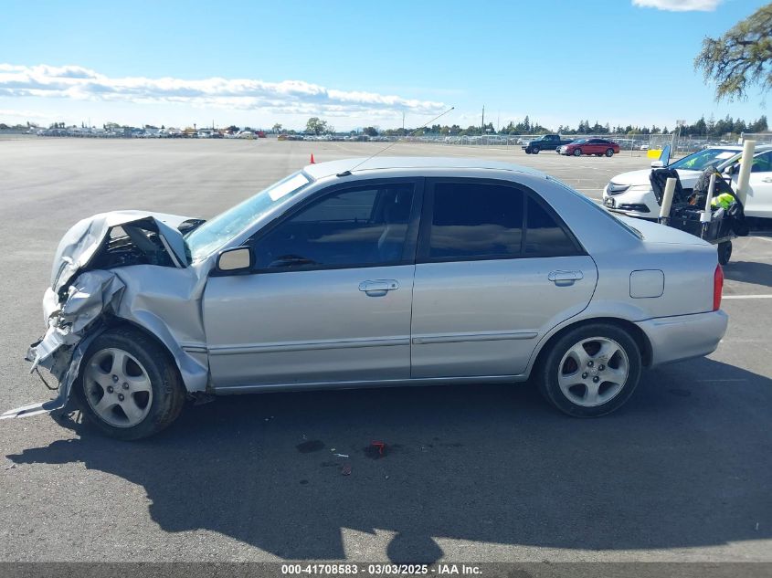 2000 Mazda Protege Es VIN: JM1BJ2215Y0283790 Lot: 41708583