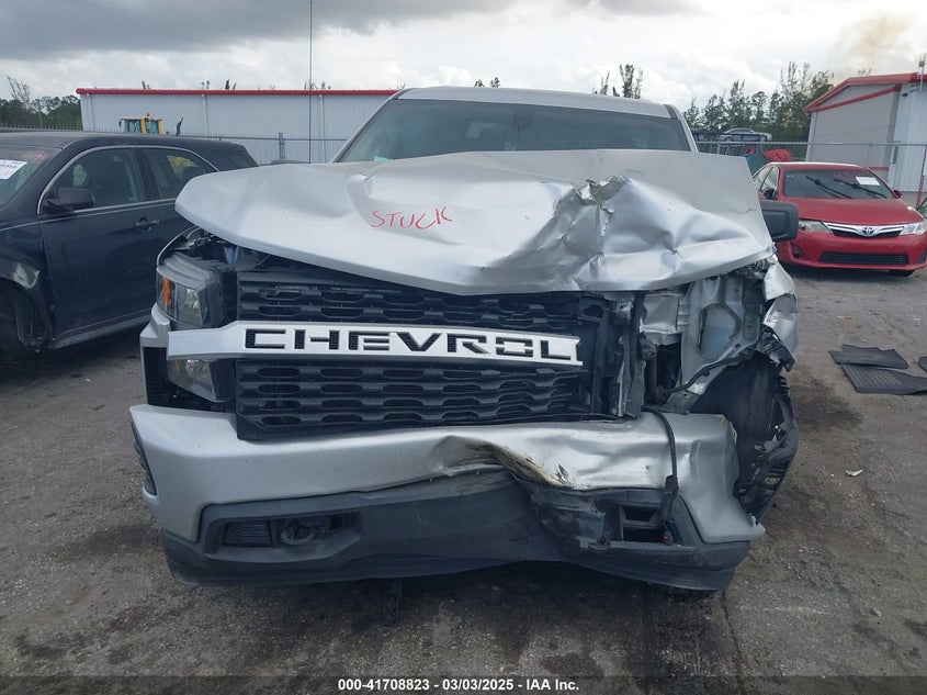 2020 CHEVROLET SILVERADO 1500 2WD  SHORT BED CUSTOM - 3GCPWBEF8LG317269
