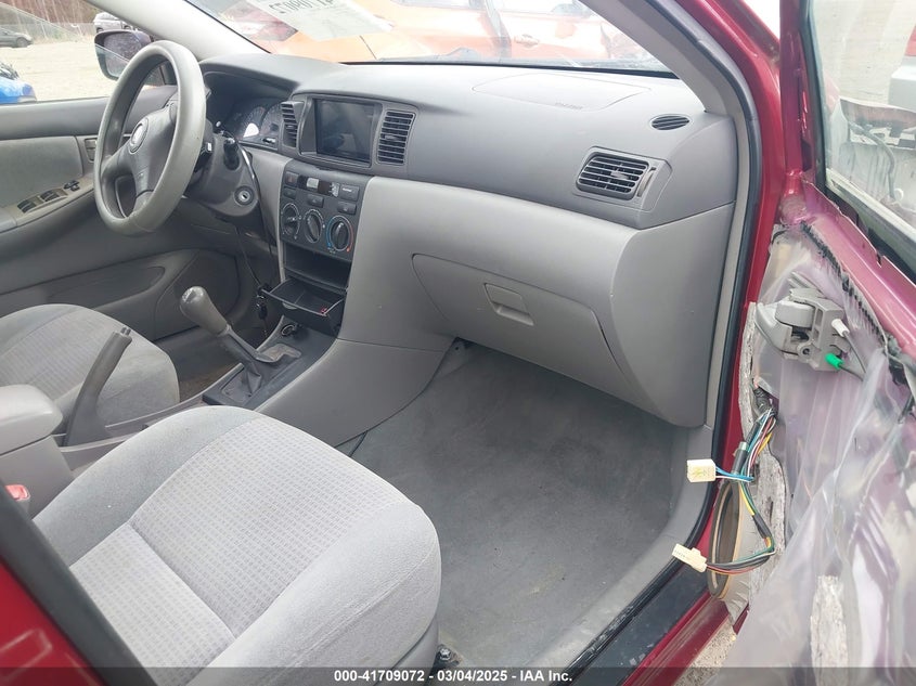 2008 TOYOTA COROLLA VIN: 2T1BR32E58C894653