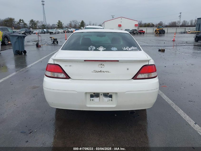 2001 Toyota Camry Solara Sle V6 VIN: 2T1CF22P61C443374 Lot: 41709233