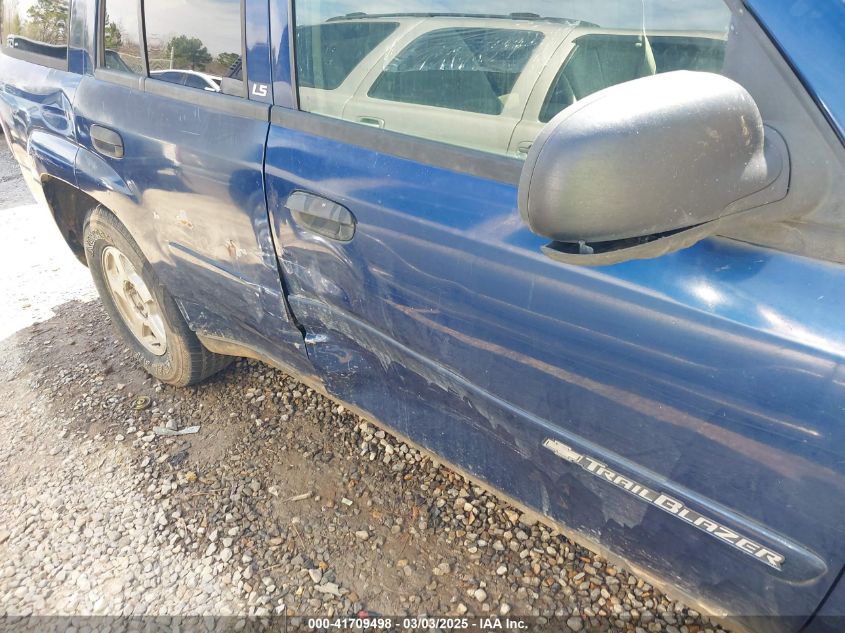 2002 Chevrolet Trailblazer Ls VIN: 1GNDS13S322405198 Lot: 41709498