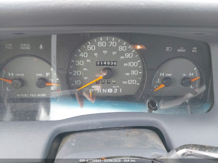 1997 Mercury Grand Marquis Gs VIN: 2MELM74W0VX727350 Lot: 41709883