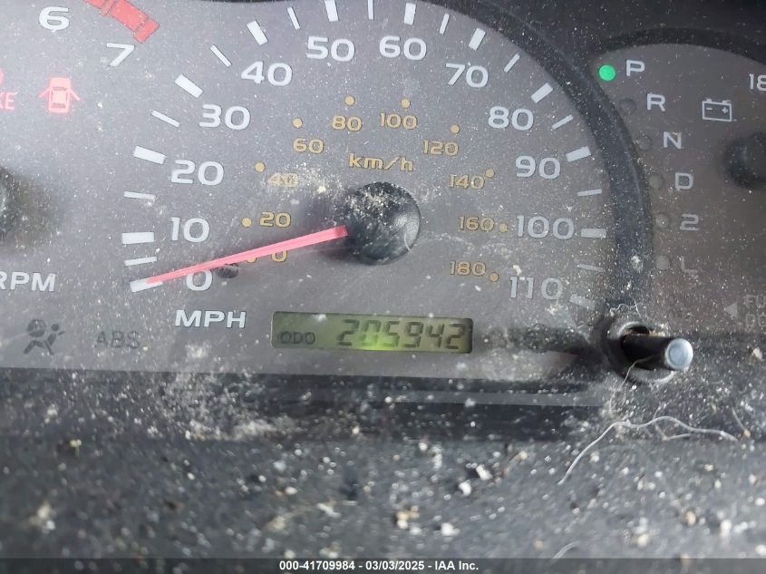 2002 Toyota Sequoia Limited V8 VIN: 5TDBT48A72S081079 Lot: 41709984