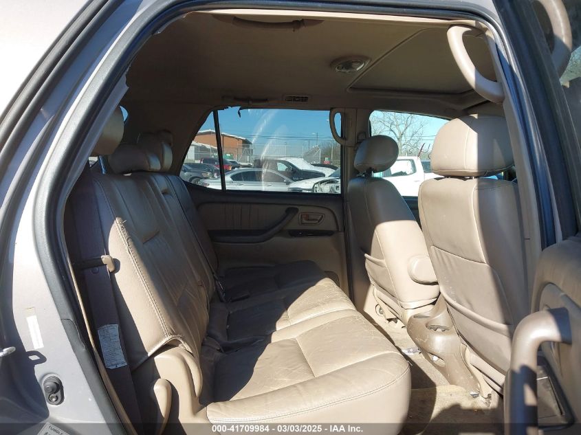 2002 Toyota Sequoia Limited V8 VIN: 5TDBT48A72S081079 Lot: 41709984