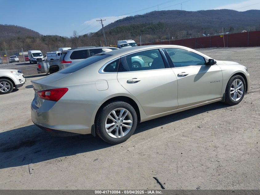 2016 CHEVROLET MALIBU VIN: 1G1ZE5ST0GF324630