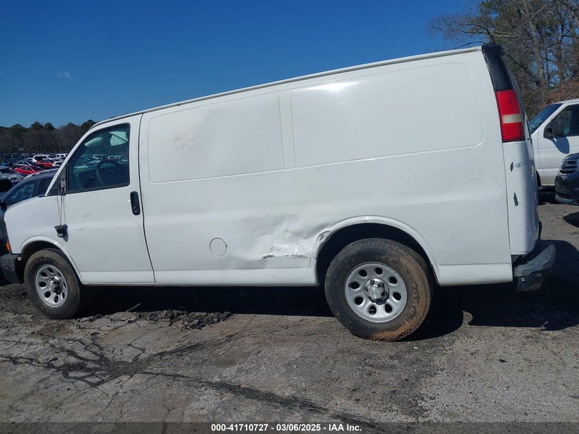 2014 CHEVROLET EXPRESS 1500 WORK VAN - 1GCSGAFX6E1196185