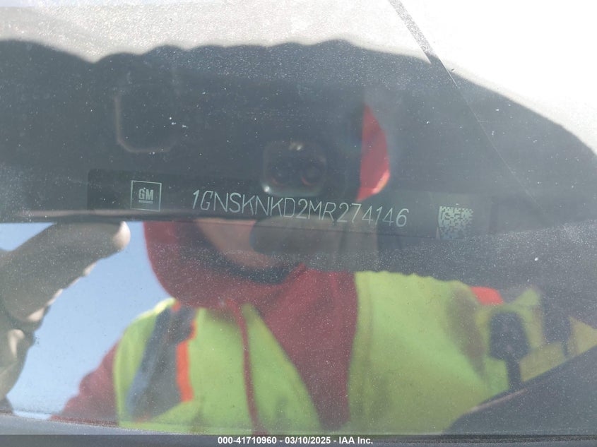 2021 CHEVROLET TAHOE 4WD LT - 1GNSKNKD2MR274146