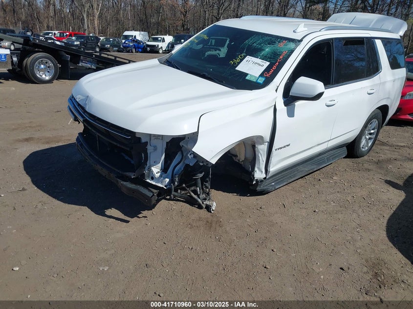 2021 CHEVROLET TAHOE 4WD LT - 1GNSKNKD2MR274146