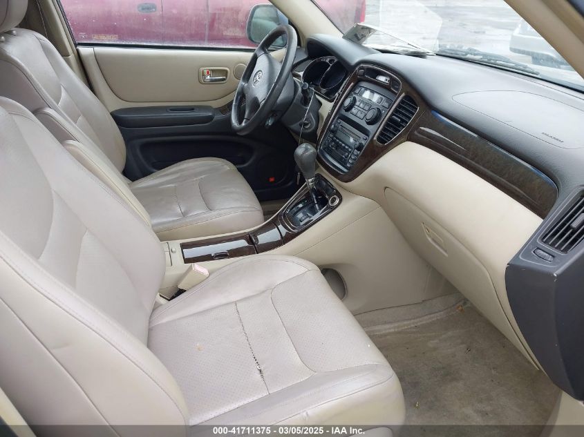 2002 Toyota Highlander Limited V6 VIN: JTEHF21A520069939 Lot: 41711375