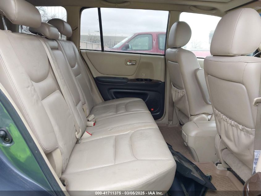 2002 Toyota Highlander Limited V6 VIN: JTEHF21A520069939 Lot: 41711375