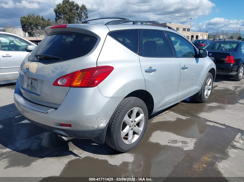 2009 NISSAN MURANO VIN: JN8AZ18U29W030638
