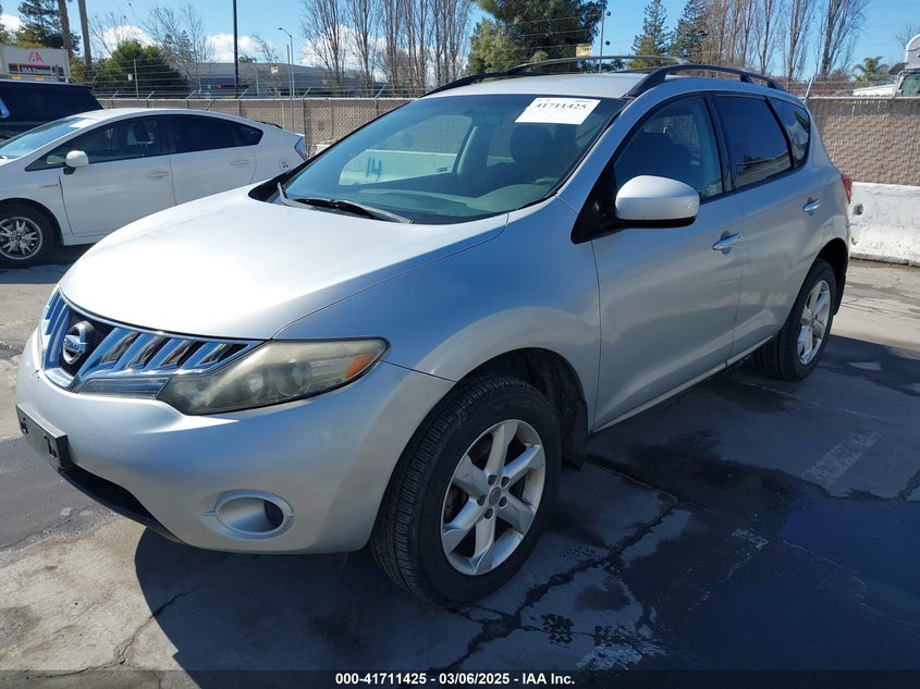 2009 NISSAN MURANO VIN: JN8AZ18U29W030638
