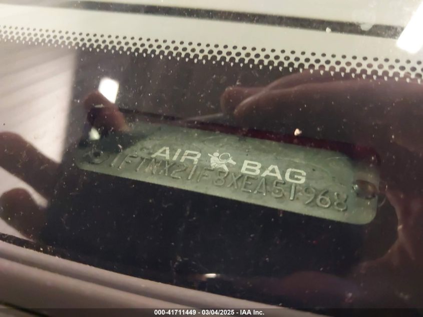 1999 Ford F-250 Lariat/Xl/Xlt VIN: 1FTNX21F8XEA51968 Lot: 41711449