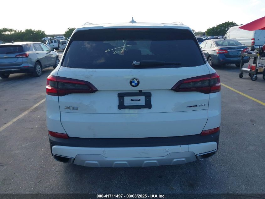 2023 BMW X5 Sdrive40I VIN: 5UXCR4C04P9P49975 Lot: 41711497