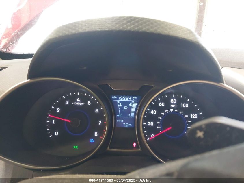 2013 Hyundai Veloster Base W/Black VIN: KMHTC6AD3DU099335 Lot: 41711569