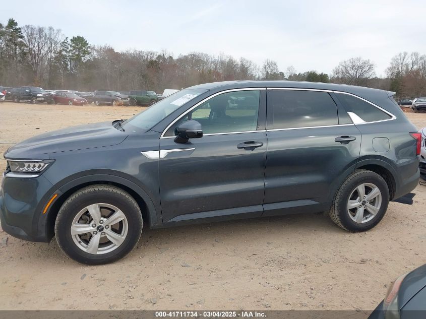 2022 Kia Sorento Lx VIN: 5XYRG4LC3NG100935 Lot: 41711734
